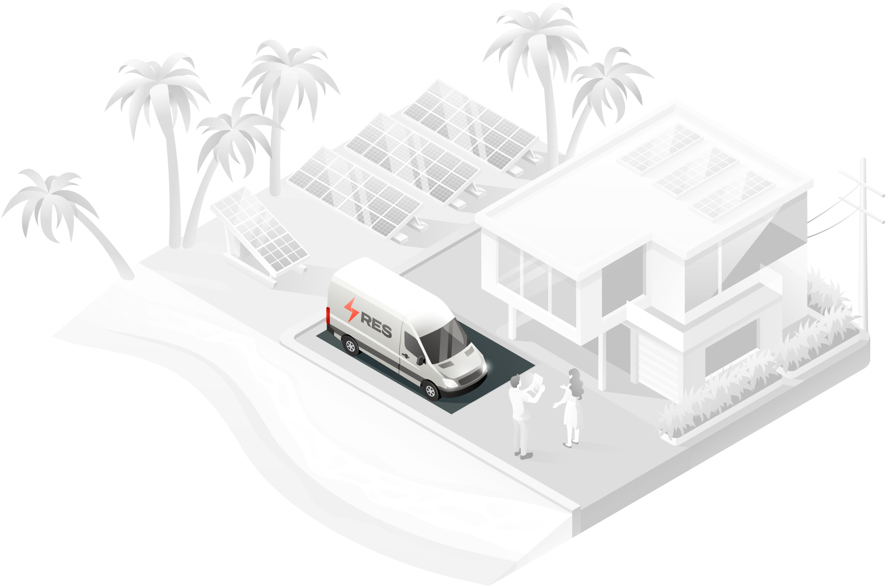 RES Solar PV systems troubleshooting and repair