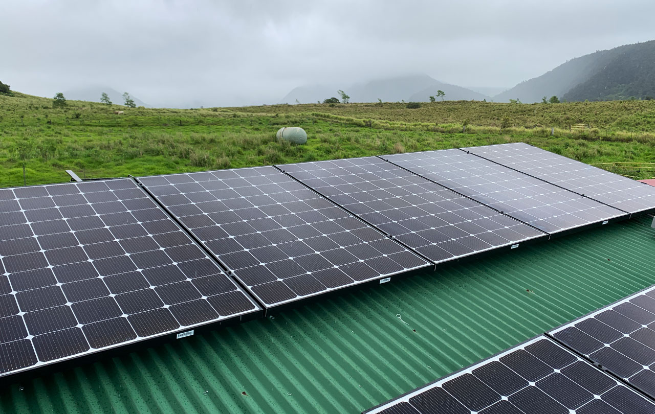 RES solar PV system off-grid Hawaii, Michelle Galimba