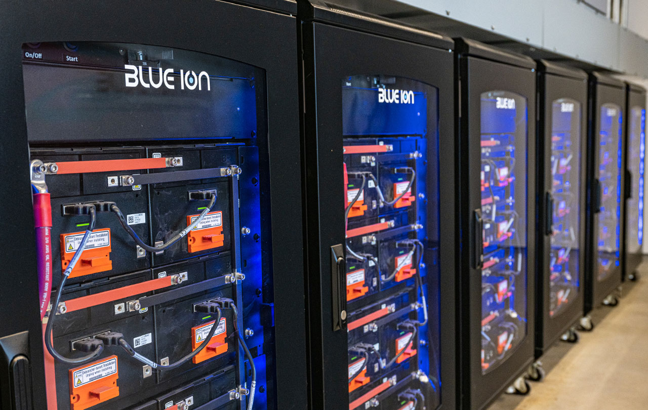 RES solar system battery installation, Ben McCormick